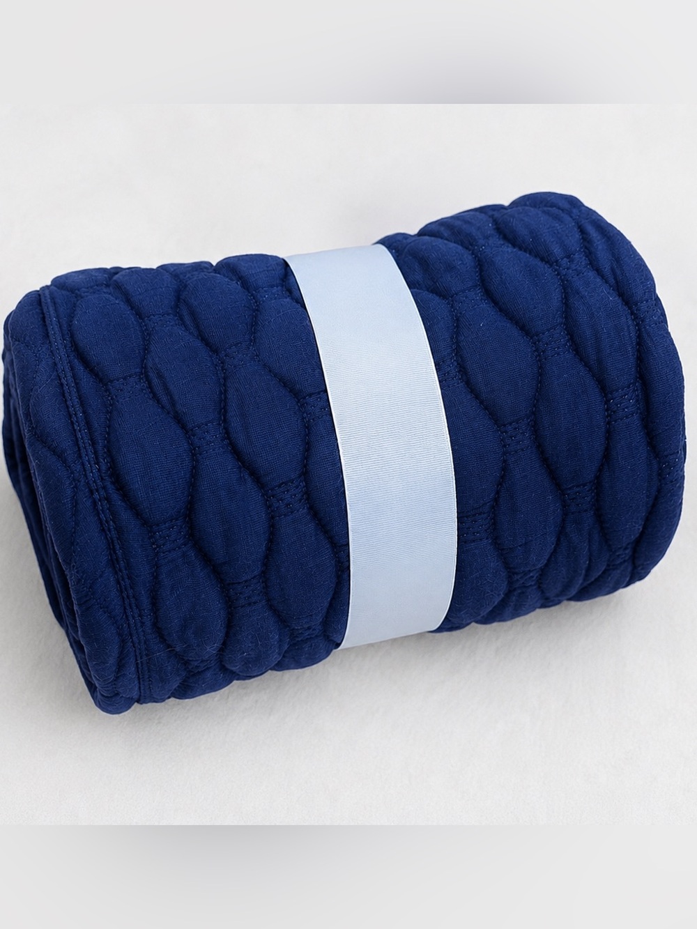 Target Navy Blue Quilted Throw Blanket 50x60 NWOT